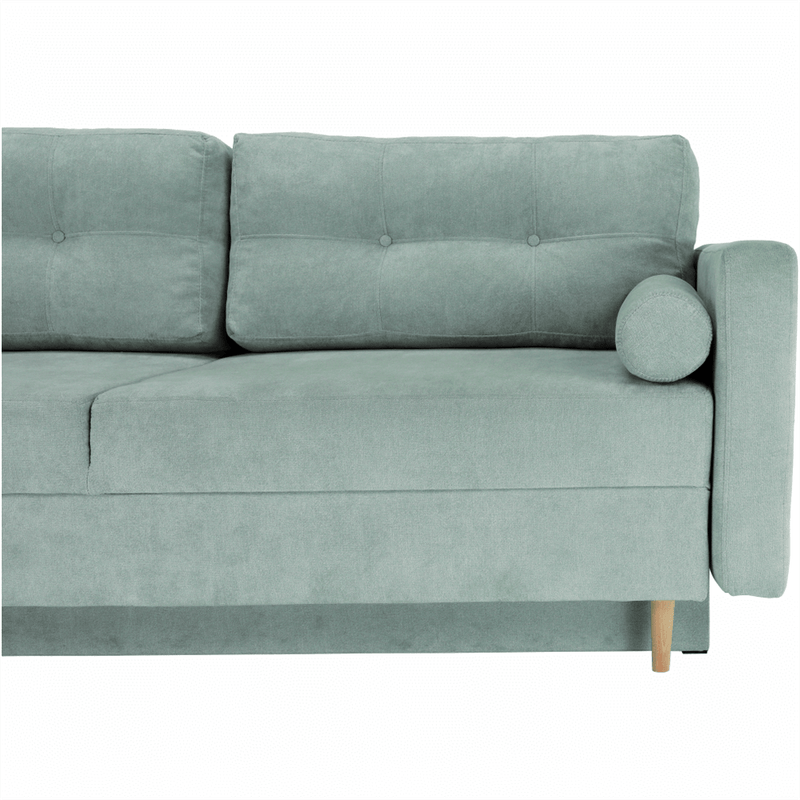 Casa si Gradina - Mobilier - Canapele si coltare - Canapele - Canapea extensibila, verde menta textil Queens, AURELIA - Infinity.ro
