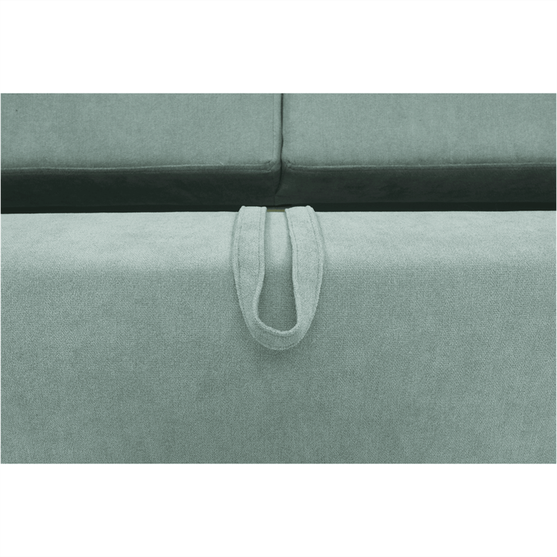 Casa si Gradina - Mobilier - Canapele si coltare - Canapele - Canapea extensibila, verde menta textil Queens, AURELIA - Infinity.ro