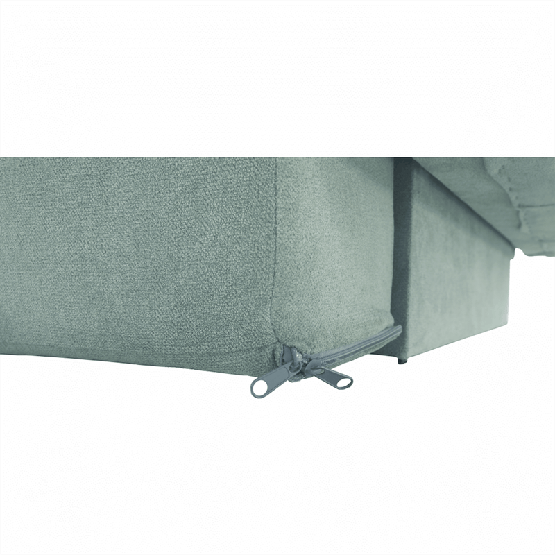 Casa si Gradina - Mobilier - Canapele si coltare - Canapele - Canapea extensibila, verde menta textil Queens, AURELIA - Infinity.ro