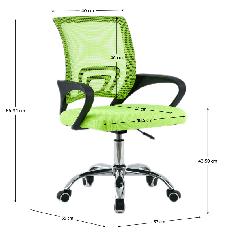 Casa si Gradina - Mobilier - Scaune si fotolii - Scaune - Scaun de birou, verde/negru, DEX 4 NEW - Infinity.ro