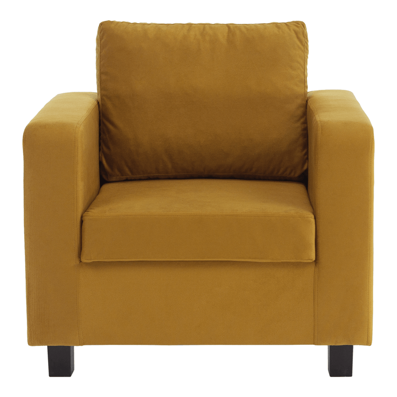 Casa si Gradina - Mobilier - Scaune si fotolii - Fotolii - Fotoliu, tesatura mustar, LUANA - Infinity.ro