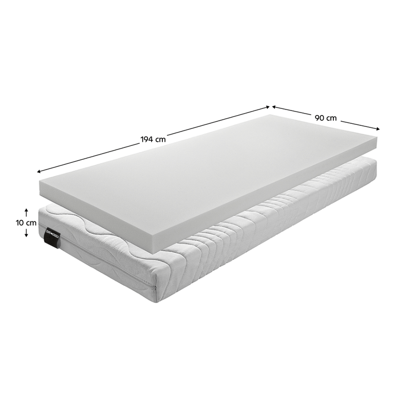 Casa si Gradina - Mobilier - Saltele si somiere - Saltele - Saltea, spuma, 90x194 cm, BE ELISSE - Infinity.ro