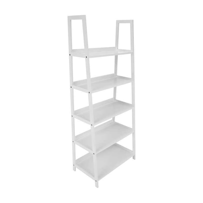 Casa si Gradina - Mobilier - Biblioteci si rafturi - Rafturi - Etajera cu 5 rafturi, alb, REON TYP 3 - Infinity.ro