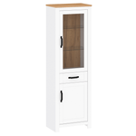 Casa si Gradina - Mobilier - Dulapuri si sifoniere - Dulapuri - Vitrina, alb alba / stejar craft auriu, LANZETTE A - Infinity.ro