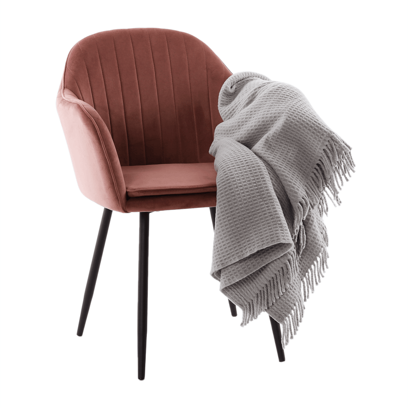 Casa si Gradina - Mobilier - Scaune si fotolii - Fotolii - Fotoliu de design, catifea Velvet roz maroniu, ZIRKON - Infinity.ro