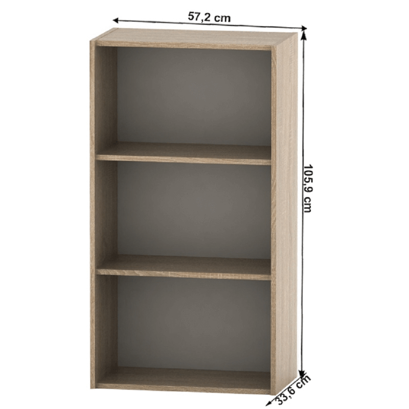 Casa si Gradina - Mobilier - Dulapuri si sifoniere - Dulapuri - Dulap cu rafturi, stejar sonoma, TEMPO ASISTENT NEW 035 - Infinity.ro