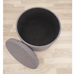 Casa si Gradina - Mobilier - Scaune si fotolii - Tabureti - Taburet cu spatiu pentru depozitare, material gri, SAMIR - Infinity.ro