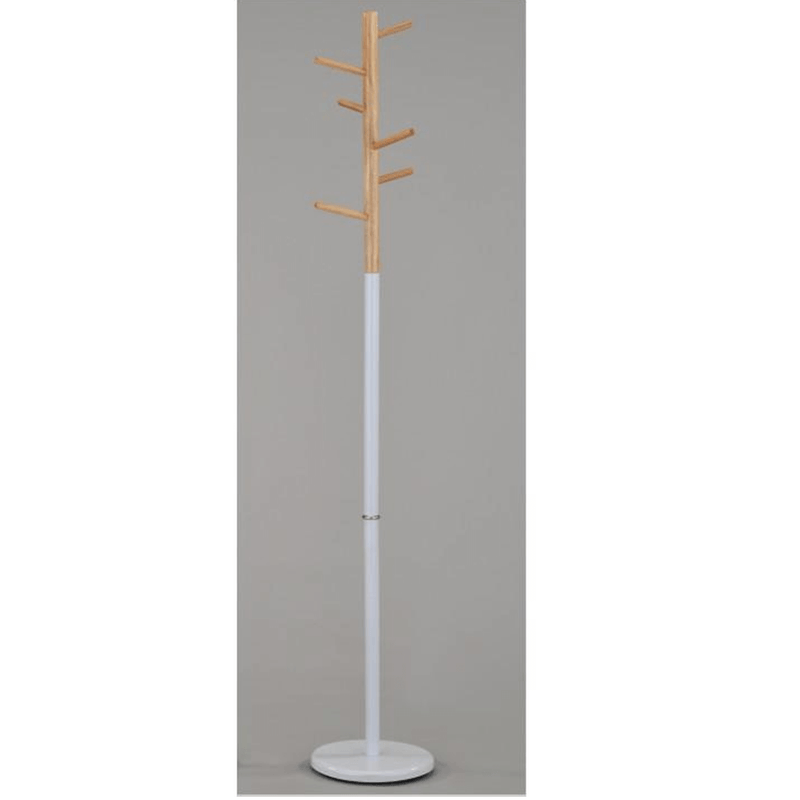 Casa si Gradina - Mobilier - Organizare si depozitare - Cuiere - Cuier, lemn natural/metal alb, HORST - Infinity.ro