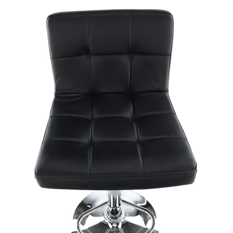 Casa si Gradina - Mobilier - Scaune si fotolii - Scaune - Scaun de bar, piele ecologica negru/crom, KANDY NEW - Infinity.ro