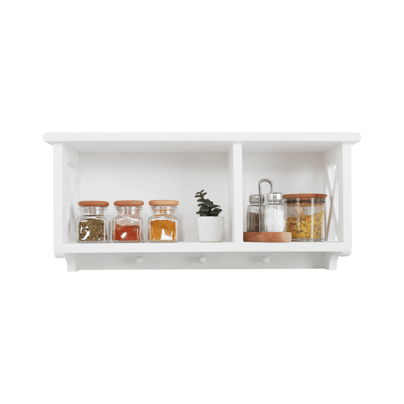 Casa si Gradina - Mobilier - Biblioteci si rafturi - Rafturi - Raft suspendat, alb, RAFAELLO - Infinity.ro