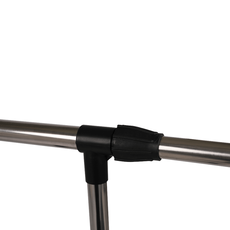 Casa si Gradina - Mobilier - Organizare si depozitare - Cuiere - Cuier mobil, inox/plastic negru, HILAR - Infinity.ro
