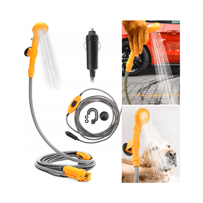 Sport si Outdoor - Camping - Accesorii camping si drumetii - Dus portabil, PENDAN pentru camping, drumetii, spalat masina sau animale, alimentare auto - Infinity.ro