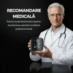 Ingrijire personala si Cosmetice - Sanatate si wellness - Aparate medicale - Tensiometre - Tensiometru pentru incheietura mainii, ecran tactil, automat, precizie ridicata, negru - Infinity.ro