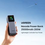 Laptop, Telefoane si Tablete - Telefoane mobile si accesorii - Accesorii Telefoane - Baterii externe - Baterie Externa cu Display Digital, 20000mAh, USB, 2x Type-C, 200W, QC, PD, 5V/3A - Ugreen PB722 (35525B) - Grey - Infinity.ro