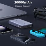 Laptop, Telefoane si Tablete - Telefoane mobile si accesorii - Accesorii Telefoane - Baterii externe - Baterie Externa cu Display Digital, 20000mAh, USB, Type-C, 100W, 5V/3A - Ugreen PB720 (25188) - Black - Infinity.ro