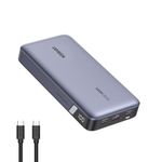 Laptop, Telefoane si Tablete - Telefoane mobile si accesorii - Accesorii Telefoane - Baterii externe - Baterie Externa cu Display Digital, USB, 2x Type-C, 25000mAh, PD3.0, 145W, 5V/3A - Ugreen PB205 (90597A) - Space Gray - Infinity.ro