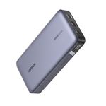 Laptop, Telefoane si Tablete - Telefoane mobile si accesorii - Accesorii Telefoane - Baterii externe - Baterie Externa cu Display Digital, USB, 2x Type-C, 25000mAh, PD3.0, 145W, 5V/3A - Ugreen PB205 (90597A) - Space Gray - Infinity.ro
