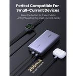 Laptop, Telefoane si Tablete - Telefoane mobile si accesorii - Accesorii Telefoane - Baterii externe - Baterie Externa cu Display Digital, USB, 2x Type-C, 25000mAh, PD3.0, 145W, 5V/3A - Ugreen PB205 (90597A) - Space Gray - Infinity.ro