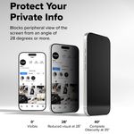 Laptop, Telefoane si Tablete - Telefoane mobile si accesorii - Accesorii Telefoane - Folii protectie telefoane - Folie pentru iPhone 17 Pro Max (set 2) - Ringke Easy Slide Privacy Tempered Glass - Black - Infinity.ro