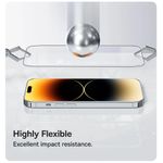 Laptop, Telefoane si Tablete - Telefoane mobile si accesorii - Accesorii Telefoane - Folii protectie telefoane - Folie pentru iPhone 17 Pro Max - ANANK 2.5D 5X Reinforced Full Glass Screen Protector - Black - Infinity.ro