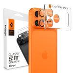Laptop, Telefoane si Tablete - Telefoane mobile si accesorii - Accesorii Telefoane - Folii protectie telefoane - Folie Camera pentru iPhone 17 Pro - Spigen Glas.tR Optik EZ Fit Pro XL (AGL10645) - Orange - Infinity.ro