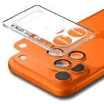 Laptop, Telefoane si Tablete - Telefoane mobile si accesorii - Accesorii Telefoane - Folii protectie telefoane - Folie Camera pentru iPhone 17 Pro - Spigen Glas.tR Optik EZ Fit Pro XL (AGL10645) - Orange - Infinity.ro