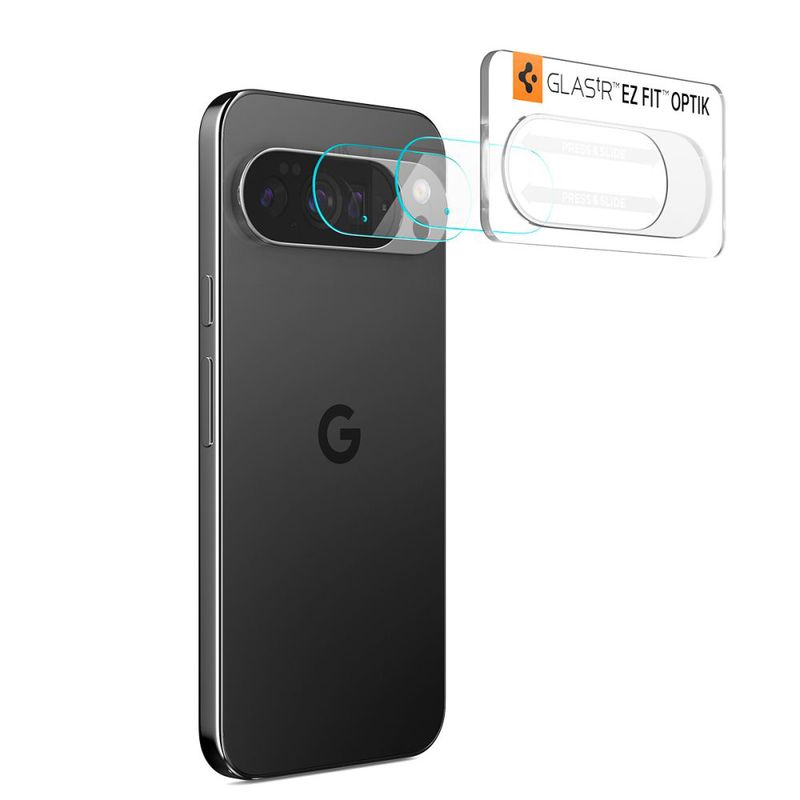 Laptop, Telefoane si Tablete - Telefoane mobile si accesorii - Accesorii Telefoane - Folii protectie telefoane - Folie Camera pentru Google Pixel 10 Pro (set 2) - Spigen Glas.tR Optik (AGL09662) - Crystal Clear - Infinity.ro