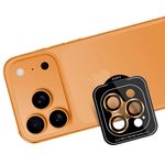 Laptop, Telefoane si Tablete - Telefoane mobile si accesorii - Accesorii Telefoane - Folii protectie telefoane - Folie pentru iPhone 17 Pro / iPhone 17 Pro Max - 3mk Lens Protection Pro - Orange - Infinity.ro