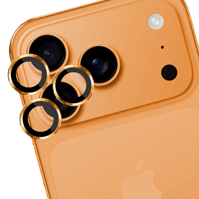 Laptop, Telefoane si Tablete - Telefoane mobile si accesorii - Accesorii Telefoane - Folii protectie telefoane - Folie pentru iPhone 17 Pro / iPhone 17 Pro Max - 3mk Lens Protection Pro - Orange - Infinity.ro