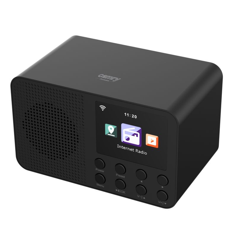 TV, Audio-Video si Foto - Portabile audio - Radio - Internet Radio Camry CR1918, display TFT, ceas desteptator, Bluetooth - Infinity.ro