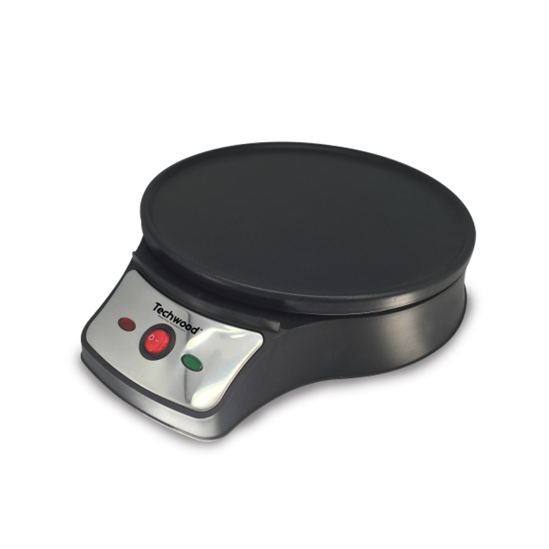 Electronice si Electrocasnice - Electrocasnice bucatarie - Aparate de gatit & desert - Aparate de preparat desert - Aparat pentru clatite Techwood TCP-217, Placi Interschimbabile 26 cm, Invelis Antiaderent, 1000W - Infinity.ro