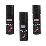Sport si Outdoor - Sporturi de contact - Produse autoaparare - Set 3 bucati Spray paralizant chili USA Police, DEPOX®, 60 ml - Infinity.ro