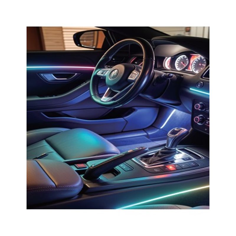 Auto si Moto - Electrice auto - Iluminare si semnalizare - Becuri auto - Kit lumini ambientale Profesionale RGB Dynamic  Carguard - Infinity.ro