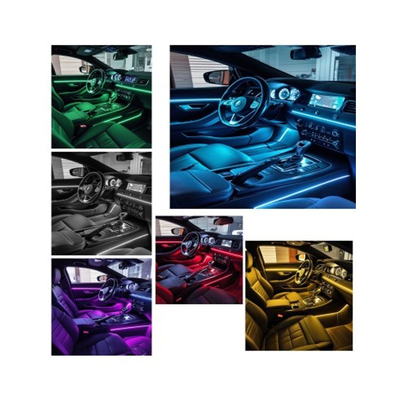 Auto si Moto - Electrice auto - Iluminare si semnalizare - Becuri auto - Kit lumini ambientale Profesionale RGB  Carguard - Infinity.ro
