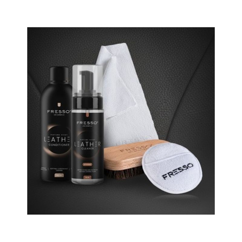 Auto si Moto - Intretinere auto - Produse curatare auto - Set Intretiere Piele Auto Fresso Leather Kit - Infinity.ro
