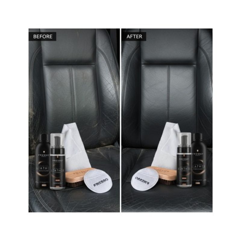 Auto si Moto - Intretinere auto - Produse curatare auto - Set Intretiere Piele Auto Fresso Leather Kit - Infinity.ro