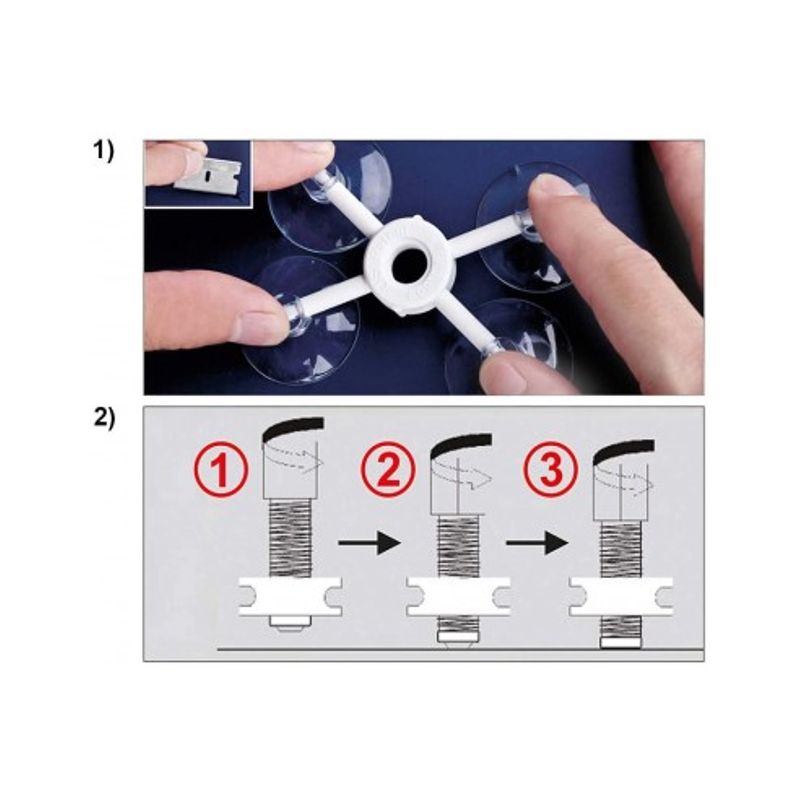 Auto si Moto - Reparatii si depanare - Scule auto - Scule si truse auto - Kit pentru reparat parbrize lovite QUIXX Windshield Repair Kit - Infinity.ro