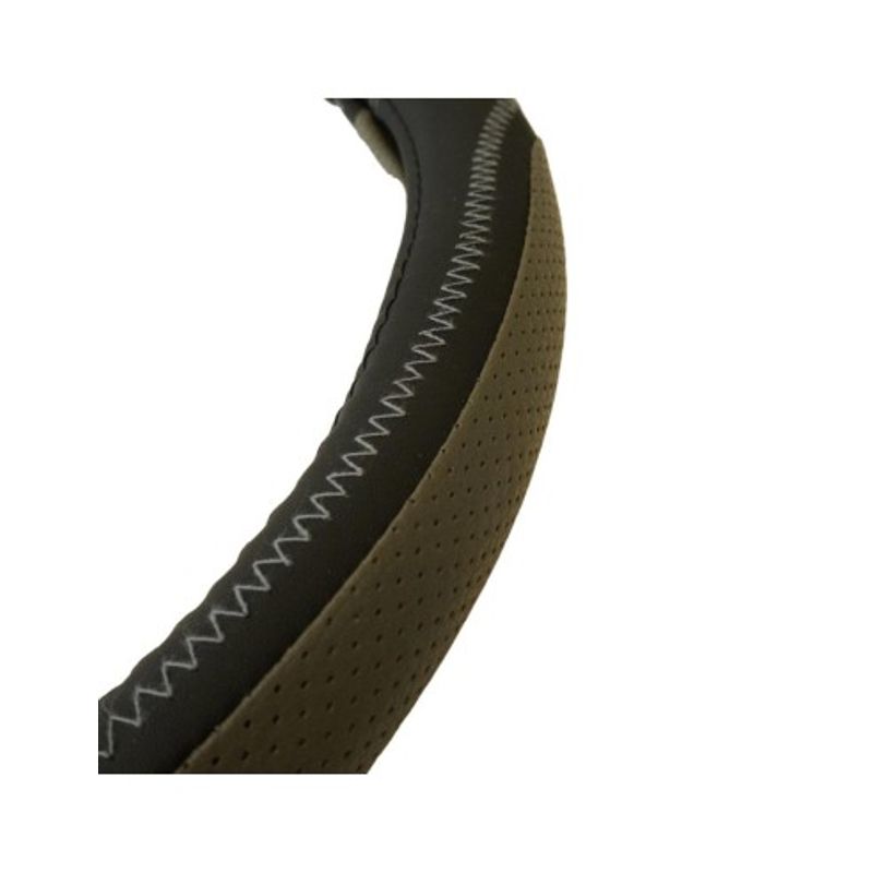 Auto si Moto - Intretinere auto - Huse auto - Husa Volan Din Piele Ecologica Bej 37- 39 cm - Infinity.ro