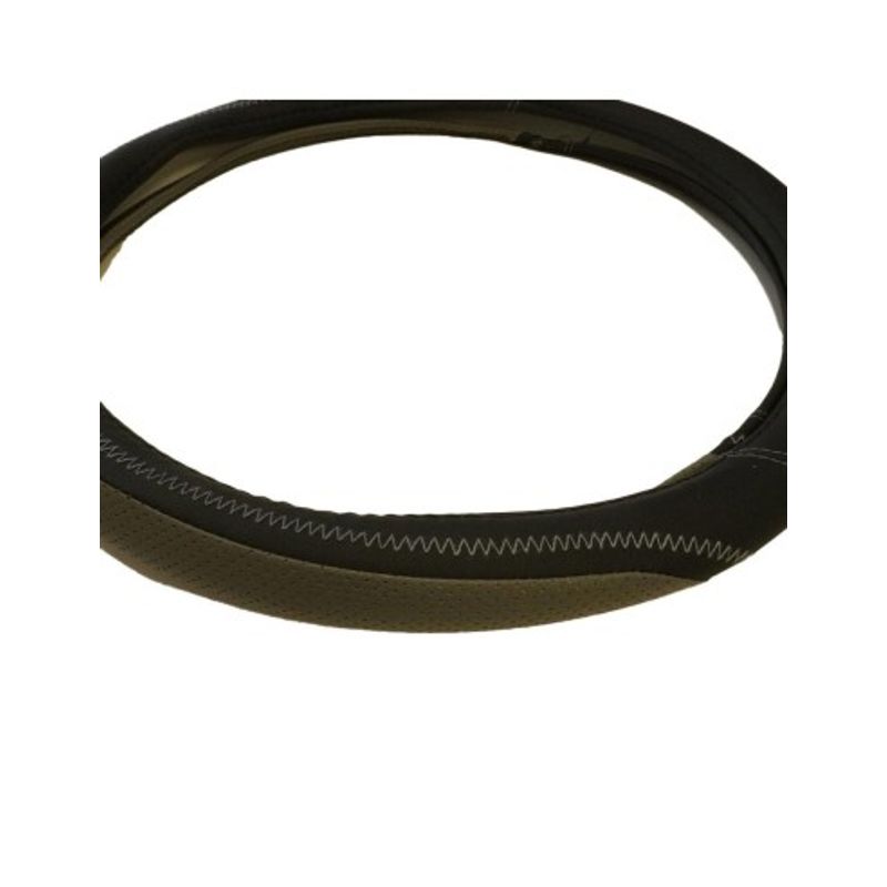 Auto si Moto - Intretinere auto - Huse auto - Husa Volan Din Piele Ecologica Bej 37- 39 cm - Infinity.ro