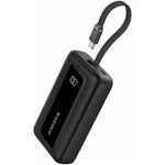 Laptop, Telefoane si Tablete - Telefoane mobile si accesorii - Accesorii Telefoane - Baterii externe - Acumulator extern Anker 10000 mAh 30W cablu USB-C, Negru - Infinity.ro
