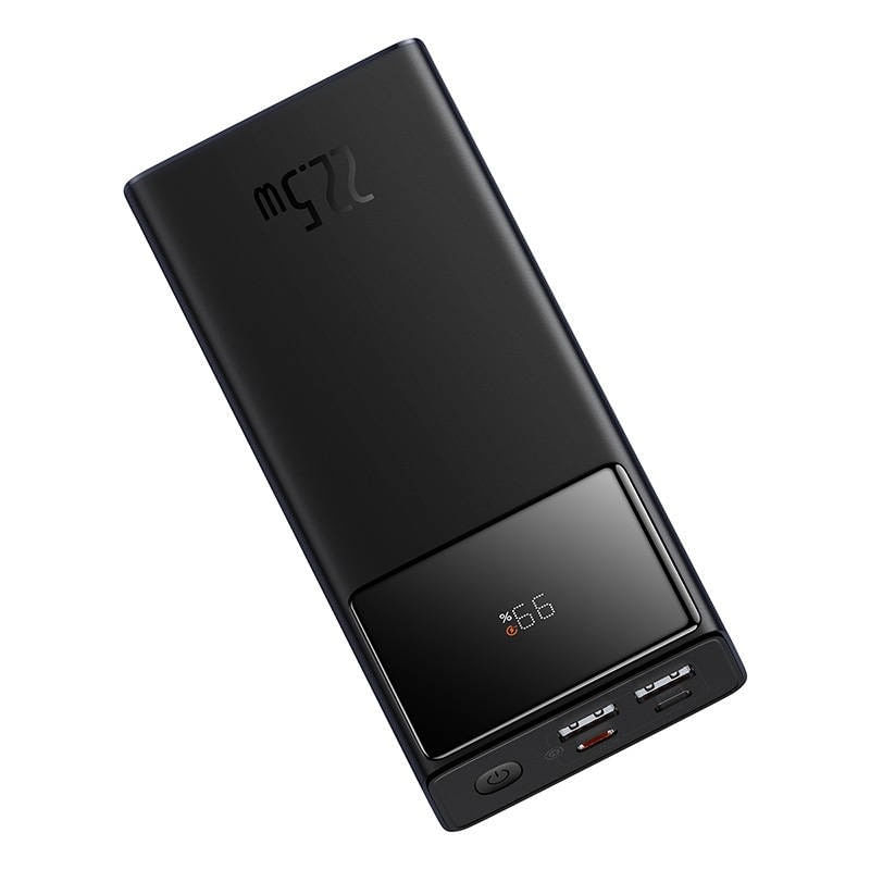 Laptop, Telefoane si Tablete - Telefoane mobile si accesorii - Accesorii Telefoane - Baterii externe - Acumulator Extern Baseus Star-Lord Digital Display 30000mAh 22.5W 2xUSB USB-C, Negru - Infinity.ro