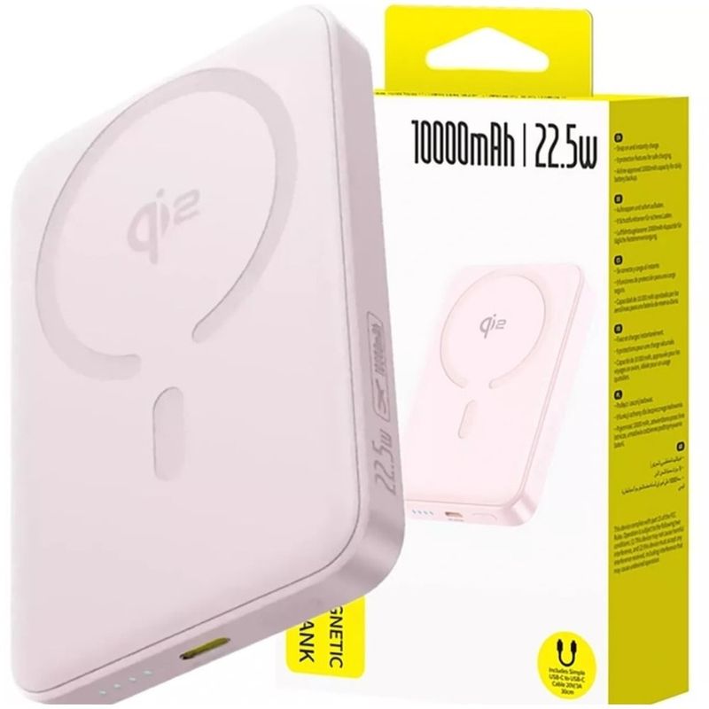 Laptop, Telefoane si Tablete - Telefoane mobile si accesorii - Accesorii Telefoane - Baterii externe - Acumulator extern Baseus EnerFill FM12 Qi2 Magnetic 10.000 mAh, Wireless, 22.5W Roz - Infinity.ro