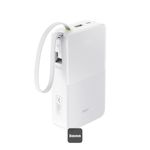 Laptop, Telefoane si Tablete - Telefoane mobile si accesorii - Accesorii Telefoane - Baterii externe - Baterie externa Baseus EnerFill FC51 Bipow2 Pro, 20000mAh, 1x Type-C, alb, 2.4A - Infinity.ro