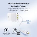 Laptop, Telefoane si Tablete - Telefoane mobile si accesorii - Accesorii Telefoane - Baterii externe - Baterie externa Baseus EnerFill FC51 Bipow2 Pro, 20000mAh, 1x Type-C, alb, 2.4A - Infinity.ro