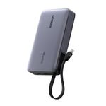 Laptop, Telefoane si Tablete - Telefoane mobile si accesorii - Accesorii Telefoane - Baterii externe - Power Bank (55992B), Ugreen, Fast Charging, Digital Display, USB, Type-C, Built-In USB-C Cable, 145W, 20000mAh - Grey - Infinity.ro