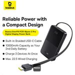 Laptop, Telefoane si Tablete - Telefoane mobile si accesorii - Accesorii Telefoane - Baterii externe - Baterie externa Baseus, model EnerFill FC51 Bipow 2 Pro, capacitate 30000mAh, 22.5W, 1 x USB, 1 x USB Type-C - Infinity.ro