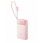 Laptop, Telefoane si Tablete - Telefoane mobile si accesorii - Accesorii Telefoane - Baterii externe - Acumulator extern Baseus EnerFill FC11 Digital Display 20.000 mAh, 22.5W, cablu USB-C si Lightning incorporat, Roz - Infinity.ro