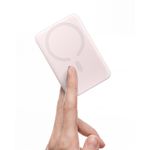 Laptop, Telefoane si Tablete - Telefoane mobile si accesorii - Accesorii Telefoane - Baterii externe - Acumulator extern Baseus EnerFill FM11 Magnetic 10.000 mAh, 22.5W, Roz - Infinity.ro