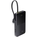 Laptop, Telefoane si Tablete - Telefoane mobile si accesorii - Accesorii Telefoane - Baterii externe - Power Bank BASEUS 10000 mAh 22.5W + cablu incorporat Type-C, EnerFill FC51 Bipow 2 Pro, negru - Infinity.ro