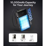 Laptop, Telefoane si Tablete - Telefoane mobile si accesorii - Accesorii Telefoane - Baterii externe - Power Bank BASEUS 10000 mAh 22.5W + cablu incorporat Type-C, EnerFill FC51 Bipow 2 Pro, negru - Infinity.ro